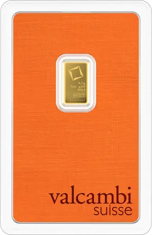 0.5 gr Lingotto d'oro | Valcambi