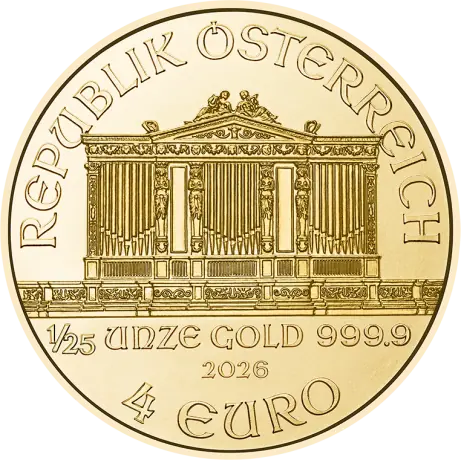 1/25 oz Filarmonica di Vienna Oro 2026