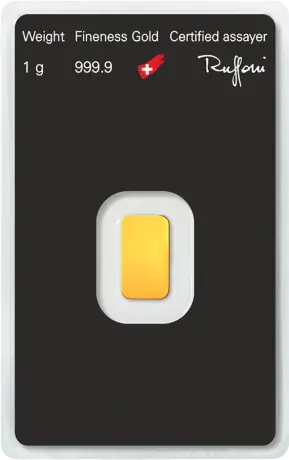 1 gr Lingotto d'Oro | Argor-Heraeus