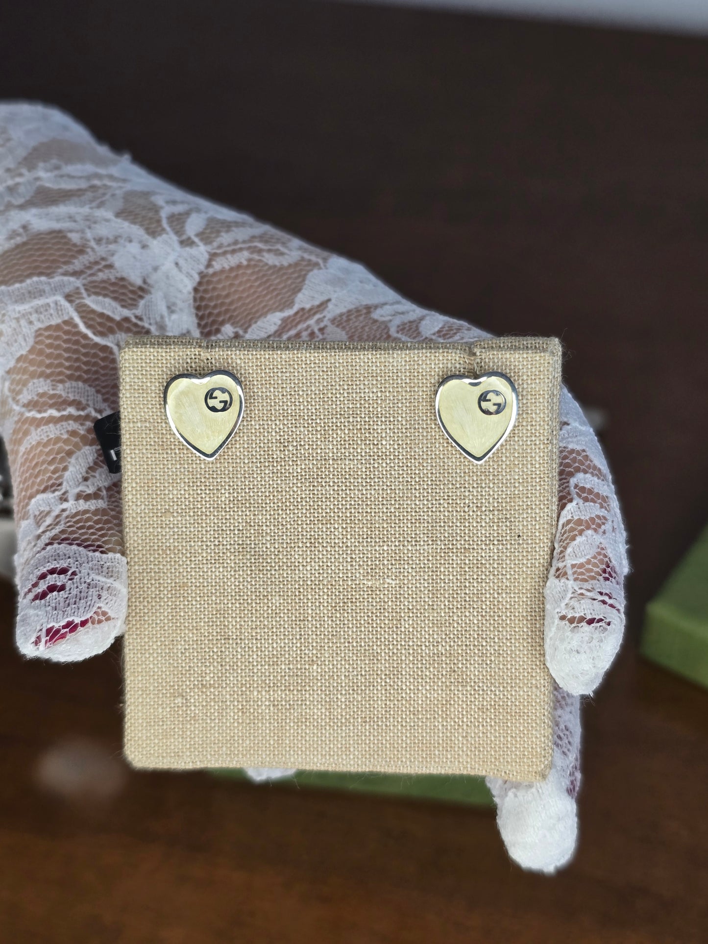 Gucci Orecchini Silver con logo