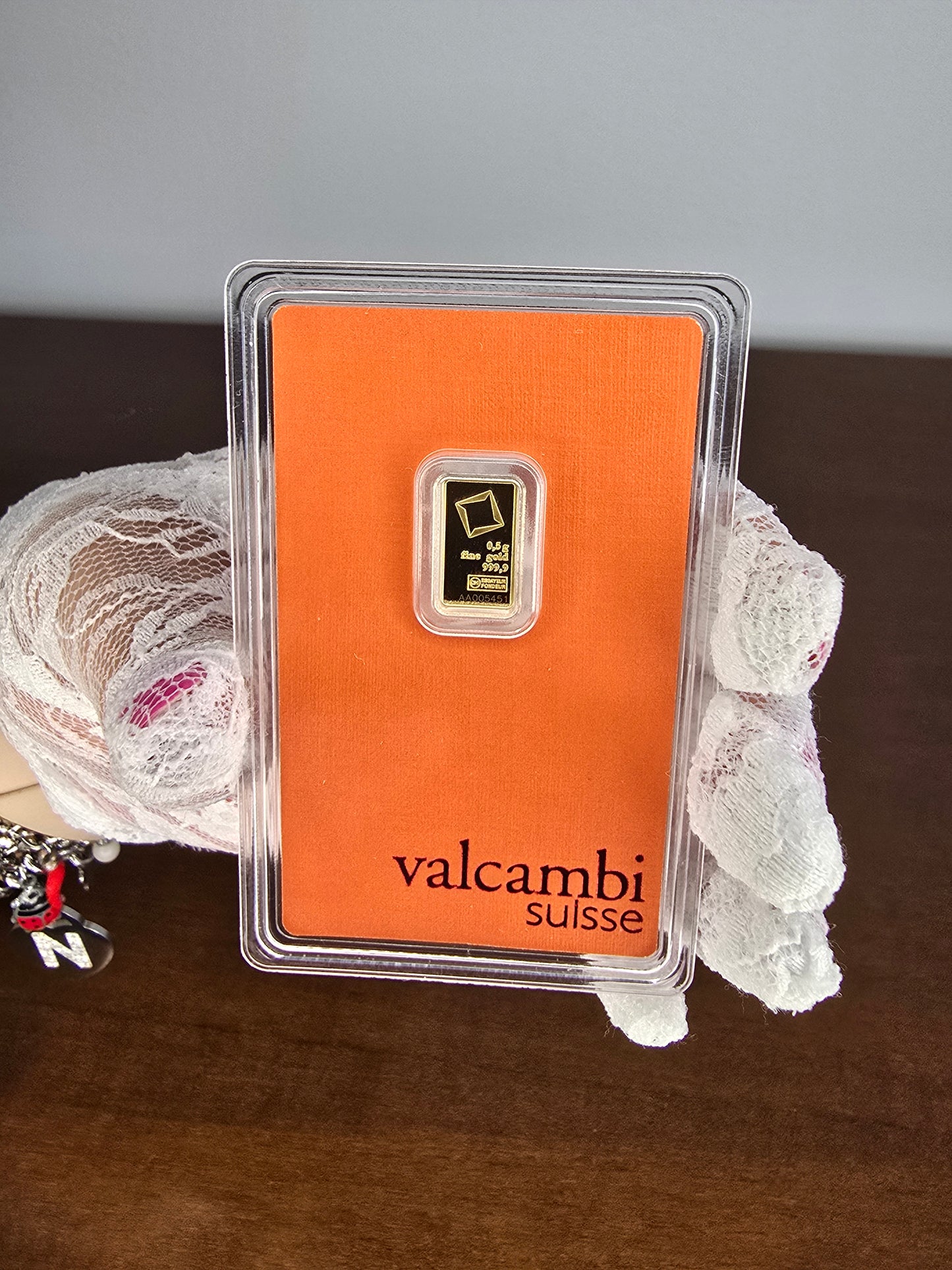 0.5 gr Lingotto d'oro | Valcambi