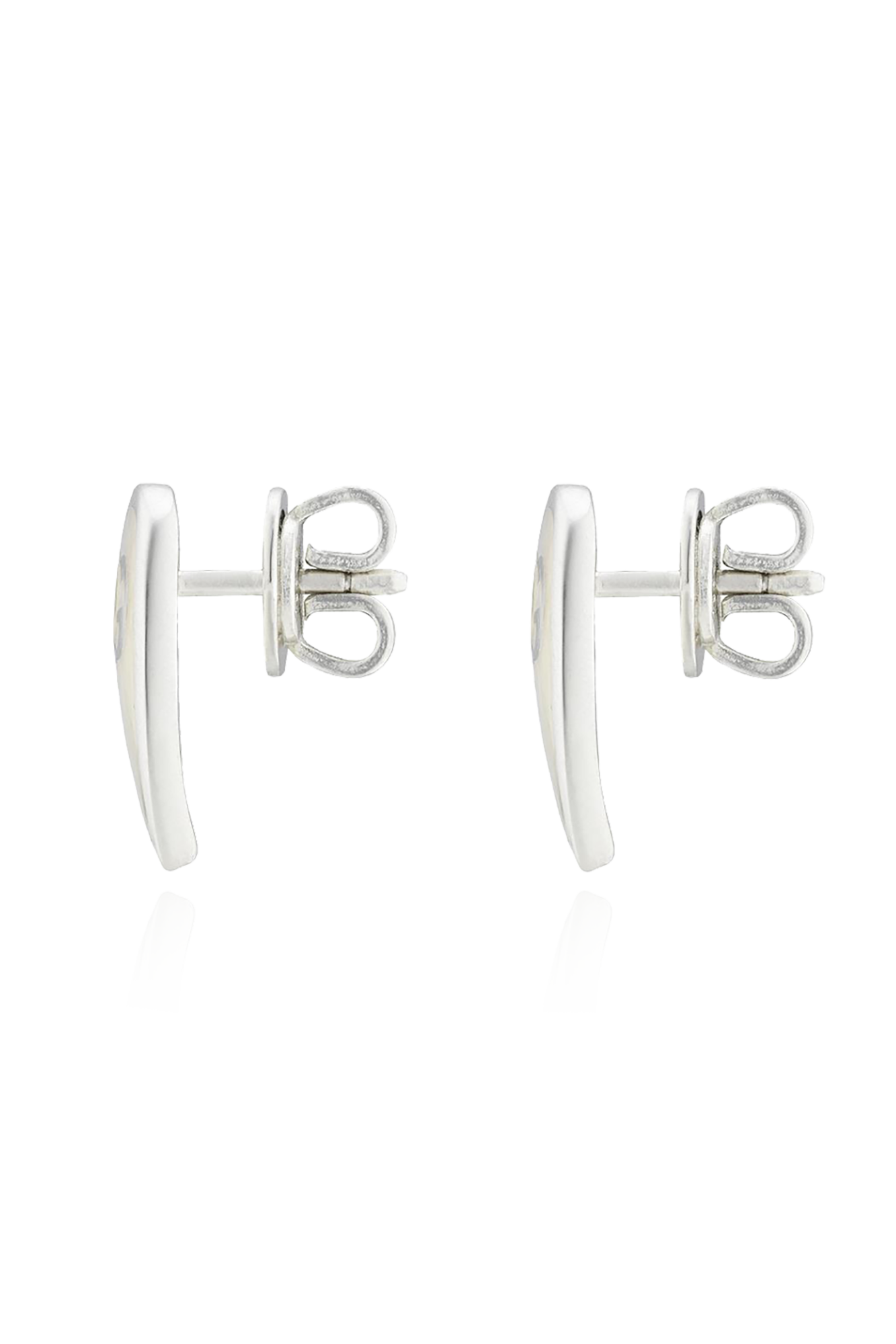 Gucci Orecchini Silver con logo