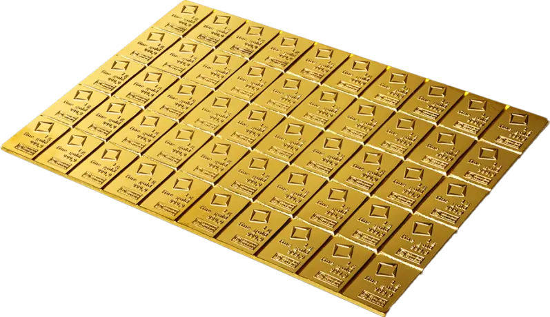 50 x 1 gr Combibar® Oro Valcambi