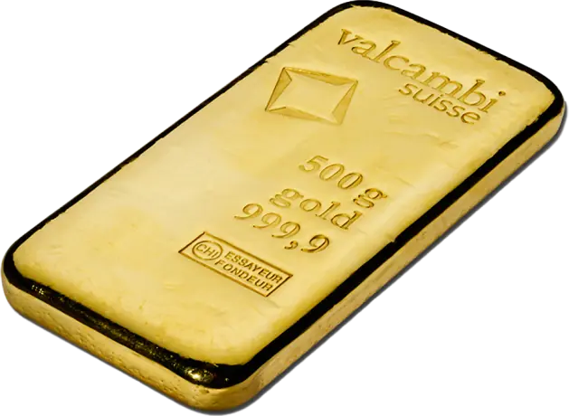 500 gr Lingotto d'Oro Colato Valcambi